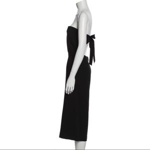 Elizabeth & James black strapless, tie-back, jumpsuit